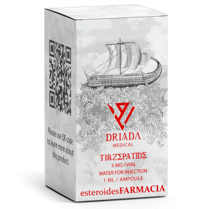 Empaque de Tirzepatida 5 mg - Driada Medical