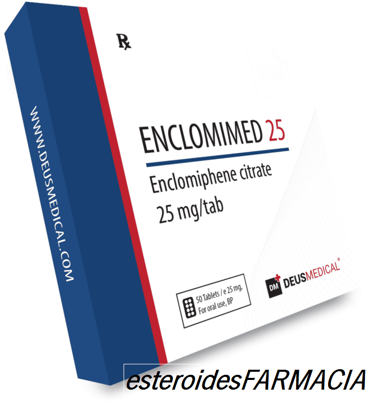 ENCLOMIMED 25 Enclomid Citrato de enclomifeno-Deus Medical