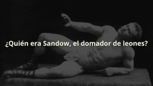 sandow domador de leones