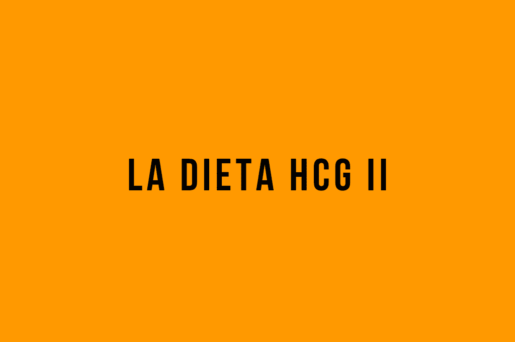 dieta HCG