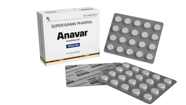 Anavar 10 mg [100 comprimidos] SuperHuman Pharma: Anabolizante para mejorar la definición muscular y la fuerza, ideal para atletas y culturistas