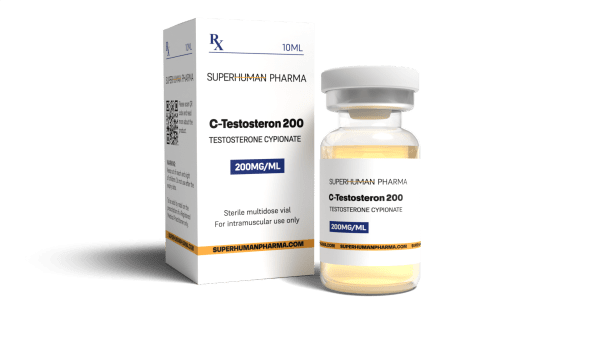 Testosterona Cipionato 10 ml [200mg/ml] SuperHuman Pharma: Anabolizante para aumentar la masa muscular y la fuerza